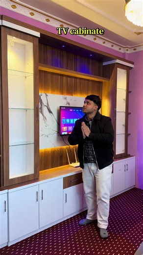 Modular TV Cabinet: Unique Design and Finishing Touches