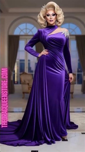 🪞💜 QUEENS, DROP EVERYTHING. THE GOWN THAT WILL END CAREERS JUST LANDED! 💜🪞 #thedragqueenstore