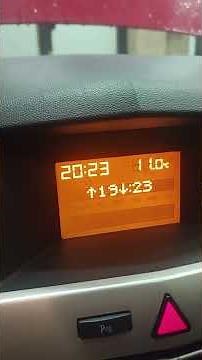 Opel Astra H - jak ustawić godzinę i datę.