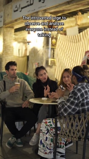 Marioinspiration on Instagram: "Introverts: obeserving the world from the comfort of our own personal bubble. . . . . . . . #introverts #observe #group #relatable #doha #murcia"