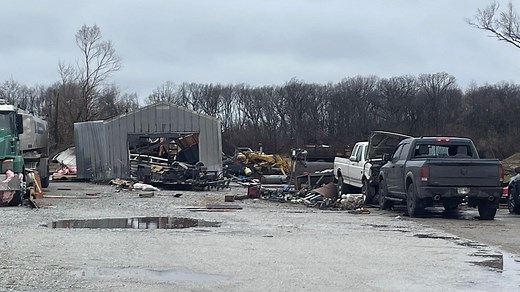 Severe storms, suspected tornado damages solar farm, structures in Jasper County