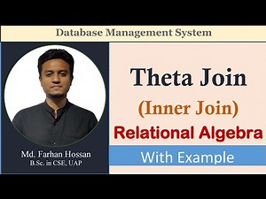 Lec: 48 | Theta Join | Inner Join | Relational Algebra | DBMS | Bangla Tutorial