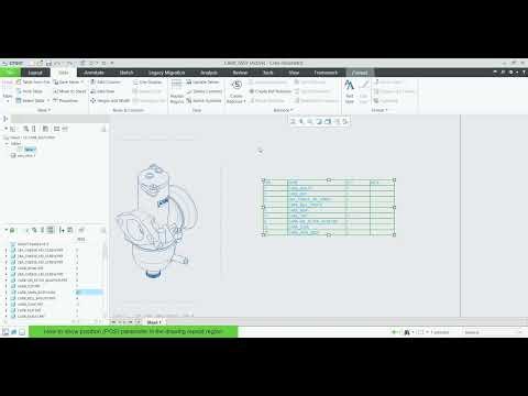 POS Manager Tool – Displaying POS Numbers in Creo Drawing BOM Tables