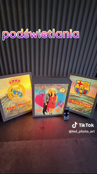 ✨📸 Magia podświetlanych ramek LED! 📸✨ Personalizowane ramki, które ożywają po włączeniu światła! 🔥 Zobacz, jak proste elementy zamieniają się w pełny, podświetlony obraz! Idealne na prezent lub wyjątkową dekorację do domu. 🏠💡 Zamów swoją już dziś i dodaj blasku swoim ulubionym zdjęciom! ✨ #ramkiLED #personalizacjafotografii #prezentidealny #dekoracjedomu #LEDart #tiktokpolska #realmadryt #fcbarcelona #romantyczneprezenty #handmadegifts