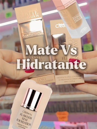 ¿Mate o glow? 💄✨ Hoy te cuento la diferencia entre las dos bases de Beauty Creations para que elijas la que realmente va con tu tipo de piel 👀💖 La mejor parte: ya encuentras TODOS los tonos disponibles en Beauty Palace 🛍️✨ así que es momento de hacer tu match perfecto. ¿Tú cuál eres: team mate o team hydrating? 💕 #basesdemaquillaje #beautytips #beautycreations #reseñademaquillaje #makeuptips