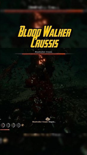 Blood Walker Crussis Boss Fight in Crimson Desert!
