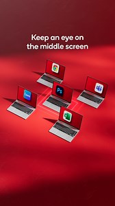 Can you keep up with the multi-tasking prowess of Snapdragon X Elite? 💨 ​ Which app ended up on the middle screen? | Snapdragon