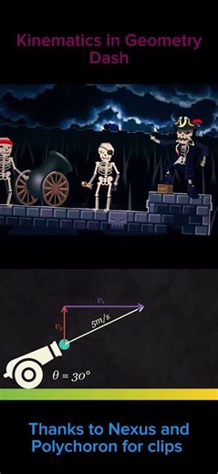 Kinematics in GD #geometrydash #gd #gdupdate #physics #apphysics #stemlearning #stem #stemeducation