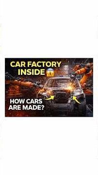 How Cars Are Made in Factory? 🚗 Inside Car Manufacturing Process