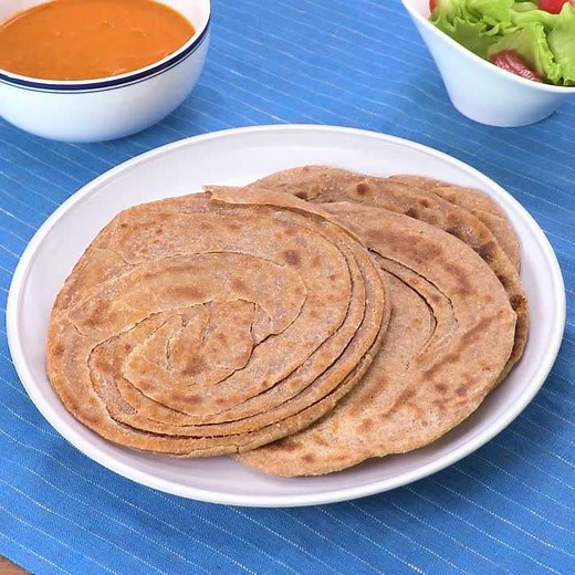 カレーのお供にぴったり♪ パラタのレシピ動画・作り方 | デリッシュキッチン