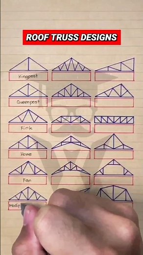 Different Designs of Structural Roof Trusses