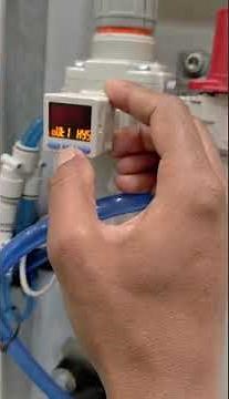 SMC pressure switch (Pressure Increase and decrease Setting).