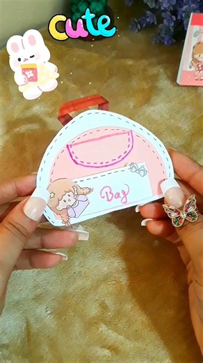 Cute Paper Craft Idea ✨💫 #shorts #papercraft #diy #crafts #howto