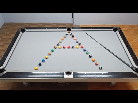 Pool Challenge: #2 | Letter A with 30 Balls (Horizontal) | Live