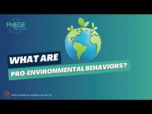 What are pro-environmental behaviors?