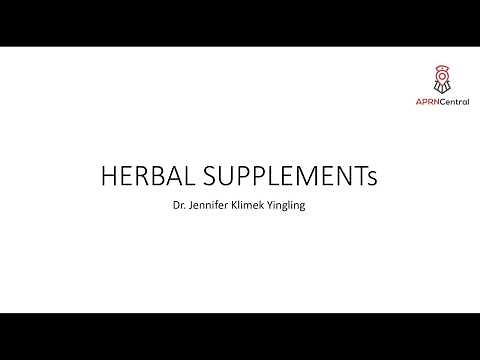 Herbal Supplements Nurse Practitioner Board Review