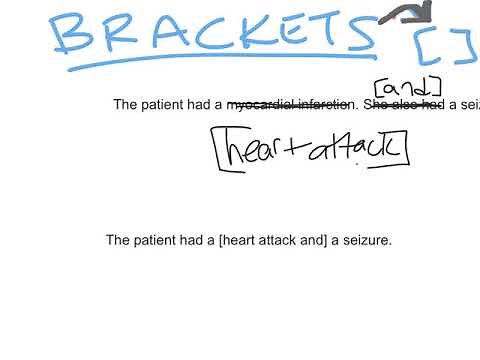 ellipsis and brackets in quotes
