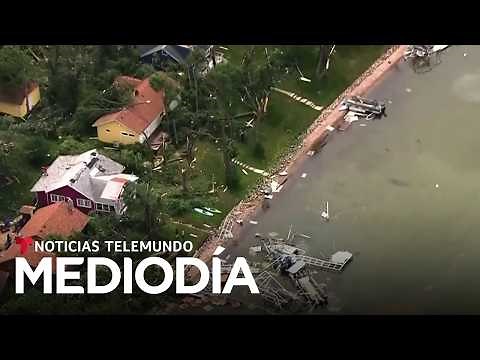 Millones de personas están en alerta por las condiciones del tiempo en EE.UU. | Noticias Telemundo