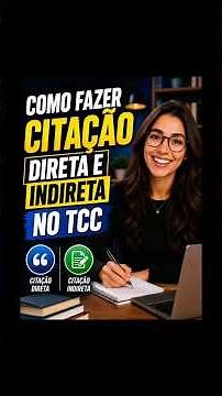 Como fazer citação direta e indireta no tcc