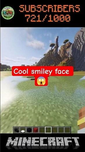 This Smiley in Minecraft Is So Satisfying 😄#shorts