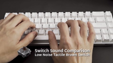 RK ROYAL KLUDGE RK68 Wireless Hot Swappable 65% Mechanical Keyboard, 68 Keys Compact BT5.0 Gaming Keyboard with Stand-Alone Arrow/Control Keys, Tactile Brown Switch