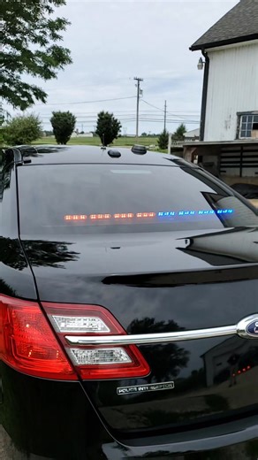 Ford Taurus Police Interceptor Feniex One and Quad Installation