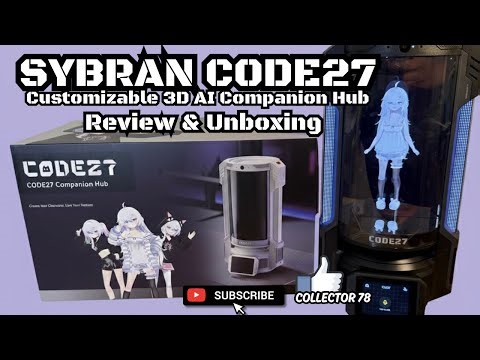 SYBRAN CODE27 Customizable 3D AI Companion Hub Unboxing & Review.