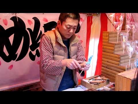 あめ細工実演～ドラゴン～