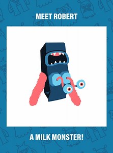 We loved seeing everyone’s #MilkMonsters, and the monster by @the_syrps was so creative, we brought it to life in a cartoon! | Dairy Farmers of Ontario