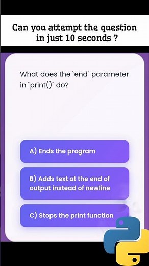 Solve 1 Python MCQ Daily, You will get results on your interview day | Python DSA Prep