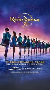 Riverdance is back this month at Radio City Music Hall, celebrating our 30th Anniversary, Friday, March 28-30 for 5 performances only. Tickets are on sale now! | Riverdance