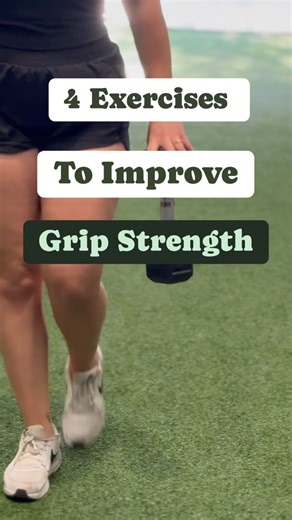 4 Exercises to Improve Grip Strength 🤝🏼 Grip strength has been shown to be a useful indicator for overall health as it relates to general strength and function, bone mineral density and overall longevity. Grip is also very important when it comes to progressing in your strength training and being able to complete daily tasks as we age! Give these a try! ⭐️ 🤜🏼Fat Grip Carries 🤜🏼Dead Hang 🤜🏼Ulnar Carries 🤜🏼Wrist Rollups Start working these exercises into your routine and let us know how 