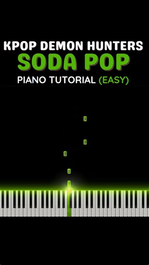 Soda Pop | Slow & Easy Piano Tutorial ! 😱 🎹