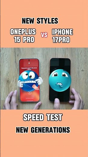 The ultimate speed showdown is here. 🚀· OxygenOS vs. iOS: The Need for Speed. #shorts