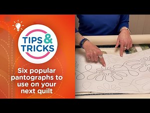 Six popular pantographs to use on your next quilt