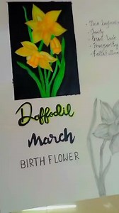 MARCH BIRTH FLOWER:DAFFODIL🏵