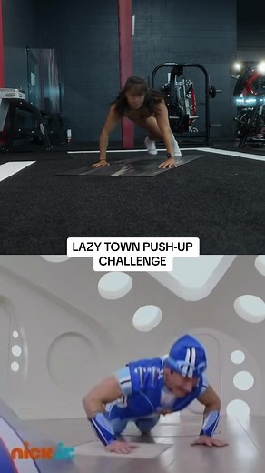 Sportacus Lazy Town Push-Up Challenge