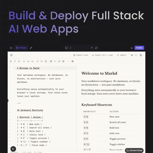 Build and deploy full stack AI Web Apps with Raccoon AI