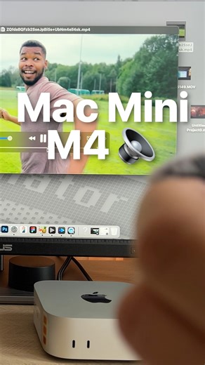 Сравнение звука в Mac Mini M4 vs MacBook Air M1 #apple #mac #macbookairm1 #macminim4