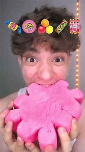 Tiny bubble gum, food #challenge #popit #slime #humor #food #stitch #stitchtricks #diynstitch