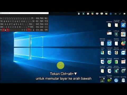 Cara Mengembalikan Layar Desktop yang Terbalik