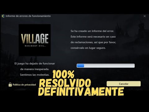 COMO RESOLVER ERRO "RELATÓRIO DE TRAVAMENTO" AO INICIAR RESIDENT EVIL VILLAGE