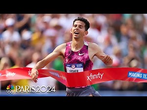Grant Fisher powers to MEET RECORD in men's 5000m at U.S. Trials; heading to Paris | NBC Sports