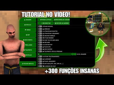 🔥 MELHOR MOD MENU GTA SAMP MOBILE ANDROID | +300 FUNÇÕES 😱 | MonetLoader