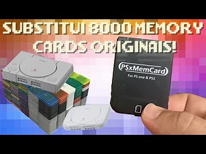 PS1 - PSXmemCARD | SUPER MEMORY CARD DE PSONE QUE EQUIVALE A 8000 MEMORY CARDS ORIGINAIS PICOmemCARD