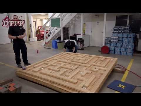 This Stabilization Maze (DIY Firefighter Prop) Makes Training FUN!