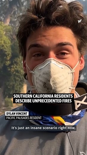 As the fires continue to sweep across the Los Angeles area, Southern California residents react to the devastation and loss left behind. | Yahoo News