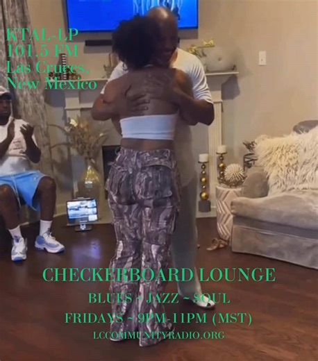 Live…from The Checkerboard Lounge! Every Friday night, 9pm-11pm (Mountain Time) on KTAL-LP 101.5 FM in Las Cruces, New Mexico. Streaming worldwide at www.lccommunityradio.org. Follow Pokie on the IG and TikTok. 📻🎤😎 Music Credits: Danny Boy - So High @Danny Boy Steward #h#housemusicc#chicagon#newmexicoa#albuquerquer#rnbs#soulj#jazzb#bluesg#grownfolksmusico#oldschoolmusics#steppingg#grownfolksmusichousemusic #oldschool