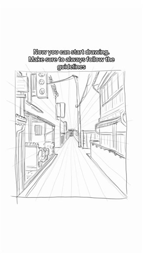 How to draw one point perspective #drawing #arttutorial #art