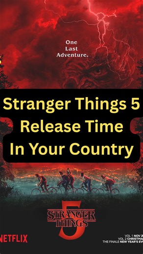 Stranger Things 5 Release Time in Your Country | Stranger Things Memes